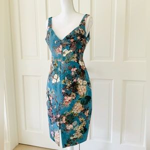 Nicholas blue floral print  dress 6